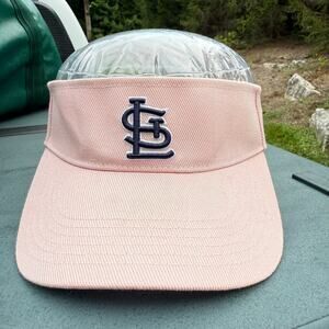 St. Louis Cardinals Pink Visor - Women's MLB Baseball Cap